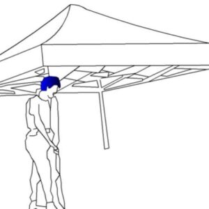Opzetten partytent